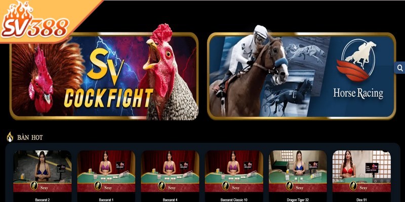 SV388 sở hữu giao diện tối giản nhưng hiện đại, dễ dàng thao tác ngay từ lần đầu