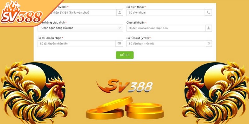 Quy trình nạp – rút tiền tại SV388 diễn ra nhanh gọn, an toàn và minh bạch